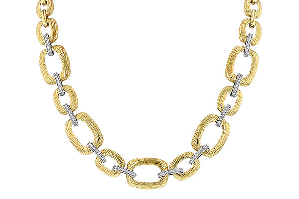 F033-82716: NECKLACE .48 TW (17 INCHES)