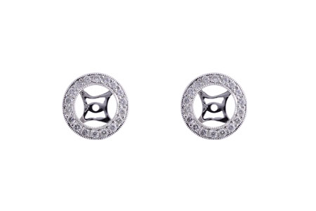 K211-15389: EARRING JACKET .32 TW (FOR 1.50-2.00 CT TW STUDS)