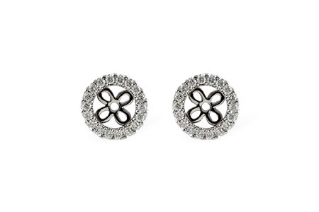 A214-77199: EARRING JACKETS .24 TW (FOR 0.75-1.00 CT TW STUDS)