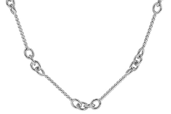 A302-00835: TWIST CHAIN (16IN, 0.8MM, 14KT, LOBSTER CLASP)