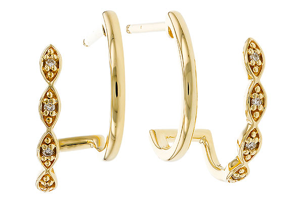 B302-04471: EARRINGS .03 TW