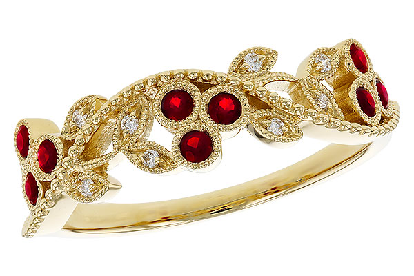 B302-09008: LDS DIA RG .22 RUBY TW .28 TGW