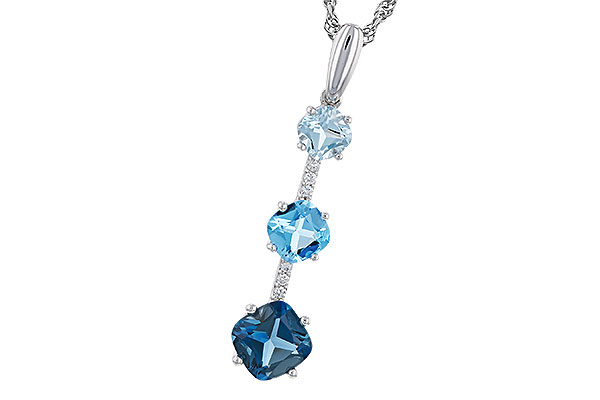 D302-01798: NECK 1.87 TW BLUE TOPAZ 1.90 TGW