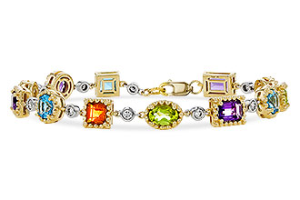 D302-09044: BRACELET 4.63 SEMI-PREC (AMY,BT,CIT,PER) 5.05 TGW