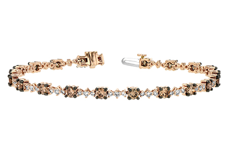 E215-69953: BRACELET 3.05 BROWN DIA 4.10 TW