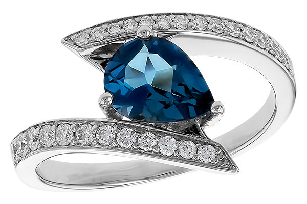E302-01762: LDS RG 1.04 LONDON BLUE TOPAZ 1.28 TGW (8x6MM)