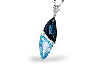 E302-02689: NECK 6.87 BLUE TOPAZ 6.97 TGW