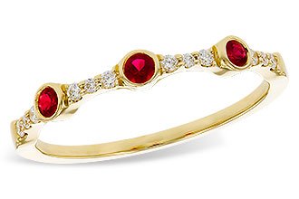 E302-03598: LDS WED RG .15 RUBY .24 TGW