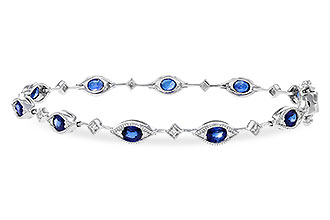 F302-01807: BRACELET 2.31 SAPPHIRE 2.50 TGW (7")