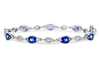 F302-02725: BRACELET 4.02 SAPPHIRE 4.26 TGW (7")