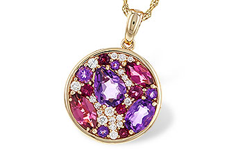 F302-07271: NECK 1.83 TW SEMI-PRECIOUS (P.TOUR, AMY) 2.00 TGW