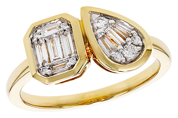 F302-08162: LDS DIA RG .17 TW BAGUETTE .25 TW