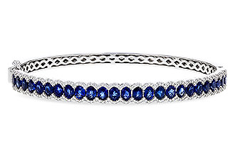 G302-08107: BANGLE 5.09 TW SAPPHIRE 5.65 TGW