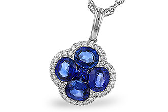 H302-01816: NECKLACE 1.72 SAPPHIRE 1.87 TGW