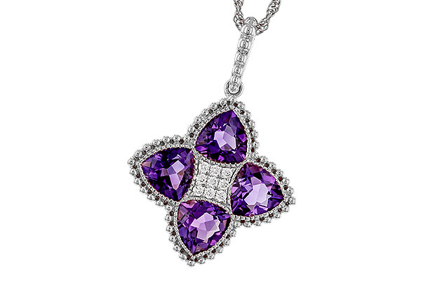 H302-05371: NECKLACE 2.22 AMETHYST 2.28 TGW