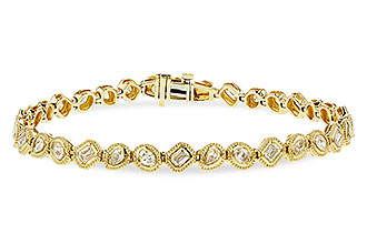 H302-08162: BRACELET 2.15 TW FANCY CUT DIAMONDS