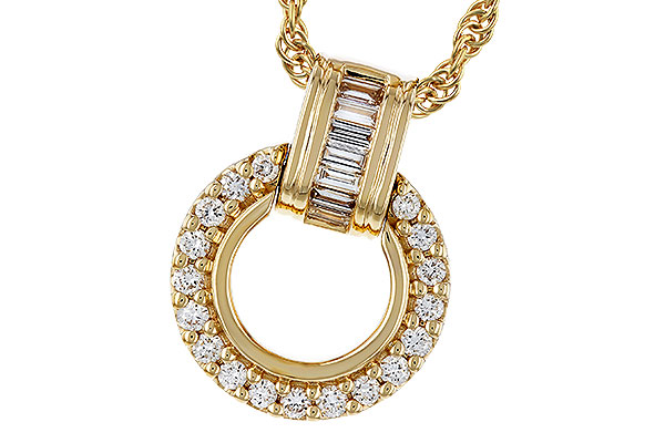 H302-09089: NECKLACE .12 BAG .33 TW