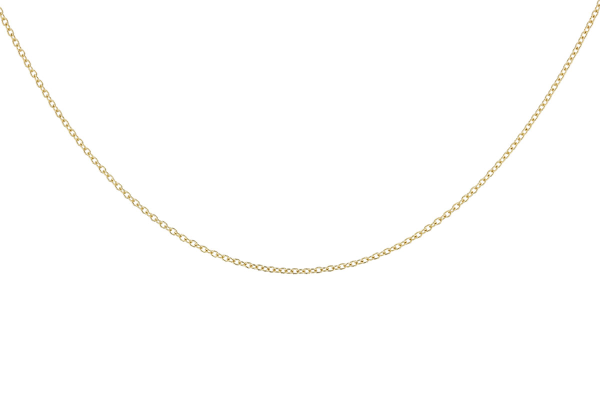 K301-16307: CABLE CHAIN (18IN, 1.3MM, 14KT, LOBSTER CLASP)