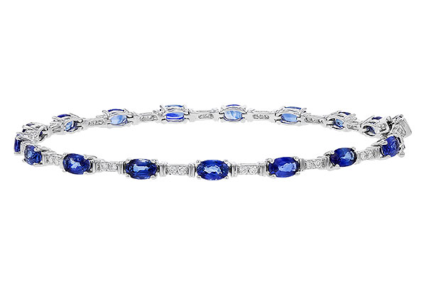 K302-02725: BRACELET 4.92 SAPPHIRE 5.24 TGW (7")