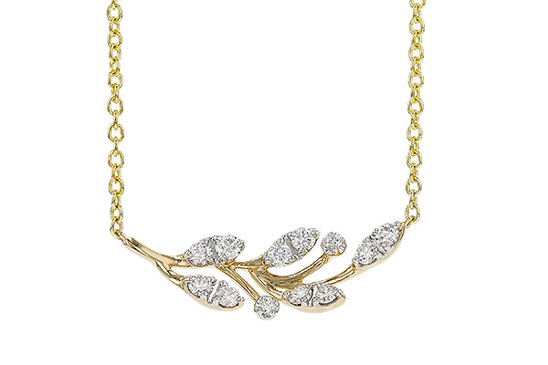 K302-03552: NECKLACE .32 TW (18")