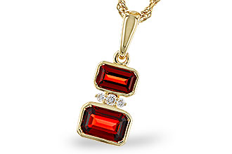 L302-02698: NECK .98 TW GARNET 1.01 TGW