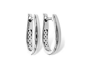 L302-06343: GOLD EARRINGS (15MM)