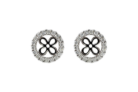 M214-77207: EARRING JACKETS .30 TW (FOR 1.50-2.00 CT TW STUDS)