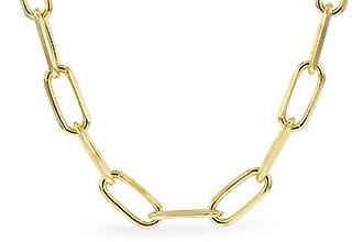 M301-15425: PAPERCLIP LG (24IN, 4.0MM, 14KT, LOBSTER CLASP)