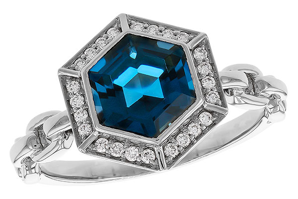 M302-06316: LDS RG 2.03 LONDON BLUE TOPAZ 2.14 TGW (7.5MM LBT)